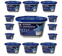 Tinas deshumidificadoras de 500 ml, paquete de 30 absorbentes de humedad para humedad, moho, humedad en el hogar, cocina, armario, dormitorio, caravana, oficina, garaje, baño, azul