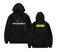 TINASI Katseye Gnarly Beautiful Chaos - Sudadera unisex de manga larga informal, Negro, XS