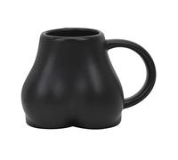 TINAYAUE Taza de café divertida novedad con diseño de culo, taza creativa de glúteos de cerámica, taza de jugo personalizada, novedad con asa, la oficina, la cafetería