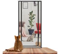 TINBOSE Mosquitera For Puerta De Balcón De 90 X 205 Cm con Cierre De Cremallera, Mosquitera For Puertas, Mosquitera For Puerta De Patio, Sala De Estar, Instalación Adhesiva Sin Taladrar.(100x210cm)
