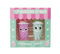 Tinc - Bálsamo labial Milkshake para niños, Frutas frescas fragantes, fresa, manzana, hidrata los labios, regalo para bolsas de fiesta, dos sabores, bálsamo hidratante