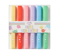 Tinc Pretty Pastel Resaltadores perfectos para la escuela y la tarea, juego de 6 resaltadores de punta de cincel