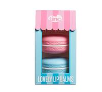 Tinc Set de regalo de bálsamo labial hidratante, diseño de macarón, azul, 2 unidades