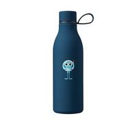 Tinc Spaceman - Botella de agua fría y caliente de metal suave al tacto, tapa de rosca, color azul marino, capacidad de 500 ml