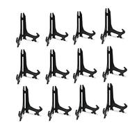 Tincogo 12 pieza plástico Pantalla Soporte Caballete para Foto Marco Bowl Placa (4 pulgadas)