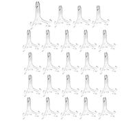 Tincogo Caballetes de Exhibición de Plástico Transparentes - Soporte para Bodas y Decoración del Hogar - 24 Piezas