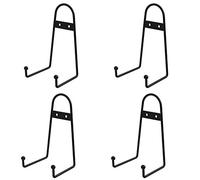 Tincogo Soporte vertical de metal negro mediano de 6 pulgadas para colgar en la pared, soporte vertical para marco de fotos