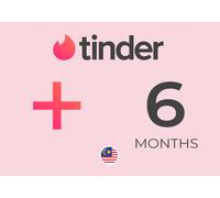 Tinder Plus - 6 Months Key - MALAYSIA