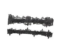 TINEASUR 1 Par De Liga De Encaje Nupcial Liga De Encaje De Liga De Encaje De Flores Liga De Encaje De Boda Liga De Encaje De Señora