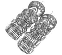 TINEASUR 10 piezas Cesta Fertilizante Acero Inoxidable Cajas para Bonsái Reutilizables Duraderas para Plantación Jardín Macetas Hogar