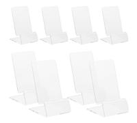 TINEASUR 10 Soportes Acrílicos para Teléfono Móvil para Escritorio, Soporte Sencillo y Elegante para Exhibir y Mejorar la n Cualquier Ambiente