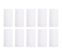 TINEASUR 10rollos Papel Térmico para Caja Registradora sin Tubo Papel Térmico para Pos Impresora de Ticket Supermercado y Hostelería