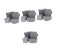 TINEASUR 16 Piezas Carril De La Foto del Cubo Photo Shoot Apoyo del Cubo De Geometría Fondos De Fotografía De Productos Accesorios De Fondo De Fotografía Estudio Espuma Polimérica Grey