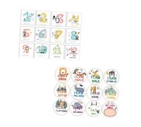 TINEASUR 1juego Calcomanías De para Bebés De Stickers De Infantiles para Pegatinas Mensuales para El Crecimiento del Accesorios para Celebraciones y Recuerdos