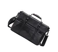 TINEASUR 1pieza Bolso De Hombre De PU Leather para Laptop Bandolera Portátil De Negocios Maletín De Gran Capacidad para Estudiantes y Profesionales Uso Diario y Viajes