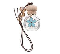 TINEASUR 2 Botellas De Perfume De Cristal De 6 Ml Para Coche Colgantes Para El Espejo Retrovisor Del Coche.