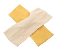 TINEASUR 2 Diademas de Algodón Naranja para Limpieza Facial, Elásticas y Absorbentes de Agua, Prácticas y Cómodas para Mujer, Pack de 2 Piezas