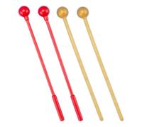 TINEASUR 2 Pares de Mazos de Carillón de Abs para Instrumentos de Percusión, Fuerza de Golpe Precisa y Aplicación Versátil para Práctica Musical y Presentaciones