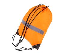 TINEASUR 2 Piezas bolsa con cordón handbag travel bag sports bag travel kit gym bag bolso con cordón saco con cordón mochilas con cordón mochilas portatiles bolso de lazo de compras Orange