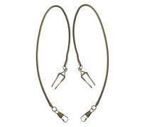 TINEASUR 2 Piezas Cadena para Reloj de Bolsillo Metálica Resistente de Colgadores para Hombre Accesorios Decorativos Vintage para Relojes de Bolsillo