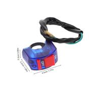 TINEASUR 2 piezas Interruptor para Motocicleta y Atv con Botón Pulsador Resistente y Fácil Instalación Compatible con Bicicletas Eléctricas y Scooters para Exterior y Seguridad
