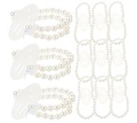 TINEASUR 20 Piezas De Accesorios De Pulsera De Perlas Para Fiestas, Bodas, Ramilletes De Muñeca De Perlas, Suministros De Ramilletes, Muñequeras, Perlas Falsas, Pulsera De Ramillete De