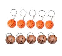 TINEASUR 20 Piezas Llavero De Baloncesto De Pu Mini Colgante De Llavero De Recuerdo Para Jugadores De Basquet Atletas y Compañeros De Equipo