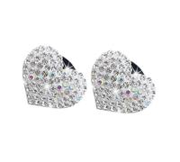 TINEASUR 2piezas Clip De Ventilación Para Coche Aromaterapia Forma De Corazón Decoración Interior De Automóvil Aromatizante Para Agradable y Romántico