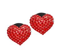 TINEASUR 2piezas Joyas de Amor para Coche de Clip de Salida de Difusor Decoración de Ventilación de Coche Clip para Tablero de Instrumentos Personalizado para Automóviles