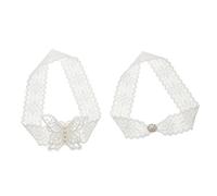 TINEASUR 2piezas Ligueros De Novia De Encaje Para Boda Banda De Elegante Para Mujeres Accesorios De Boda Color Clásico