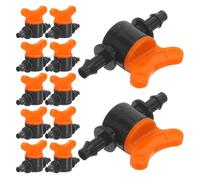 TINEASUR 30 Válvulas de Riego por Goteo Conexión Rápida para Sistema de Irrigación, Control Preciso de Flujo y Ajuste Rápido, Tamaño 4/7 Cm para Jardín y Cultivos