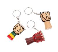 TINEASUR 3piezas De Tambor Retro Colgante Para Mochila Duradero Africano Decorativo
