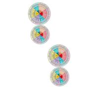 TINEASUR 4 Hojas Rueda de emoción Pegatina Pegatinas Infantiles Stickers Infantiles Pegatinas educativas calcomanía de gráfico de emociones computadora Pegatinas sensación Pegatinas