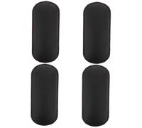 TINEASUR 4 Piezas almohadilla para el codo del coche accesorios de interior de automóvil cojín de reposapiés para automóvil rodilleras almohadillas para pies reposabrazos para coche Black