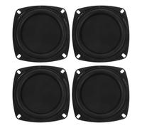 TINEASUR 4 Piezas Placa de Vibración y Efecto Estéreo Inmersivo Respuesta de Graves Mejorada con Marco de Hierro para Altavoz de 4 Pulgadas para Ordenadores y Televisores