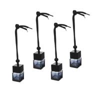 TINEASUR 4piezas Colgantes De Perfume Para Coche Aceites Esenciales Botellas Vacías Para Difusor De Ambientador Adorno Para Decoración Interior Del Coche Hogar y Oficina