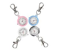 TINEASUR 4piezas Reloj Fob para Enfermeras De Reloj De Bolsillo Puntero Luminoso y Diseño Compacto Accesorio para Estudiantes y Profesionales Salud