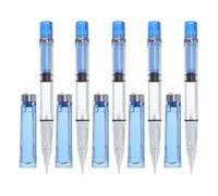 TINEASUR 5 Plumas de Pincel Recargables con Punta Suave y Flexible para Caligrafía Diseño Elegante de Plástico, sin Tinta, Ideales para Práctica y Dibujo Artístico