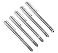TINEASUR 5 Punteros Diseño Extensible Portátil de Metal para Profesores Telescópicos con Clip para Dedo y Alta Visibilidad para Presentaciones en Aula y Reuniones