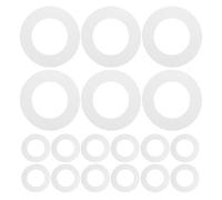 TINEASUR 50 Tapetes Calentadores de Cera Desechables en Papel Blanco para Proteger Máquina de Cera, Accesorios Seguros para Depilación en Uso Profesional y Doméstico