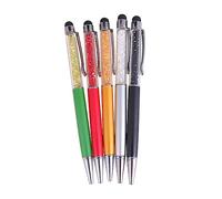 TINEASUR 5piezas Lápiz Capacitivo Óptico de Cristal para Pantalla Táctil de Imitación de Diamante Lápiz Óptico para Tabletas y Escritura Mano