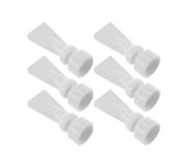 TINEASUR 6 Boquillas de Salida Tipo Pato para Acuario Blanco de Pc, Diámetro Interior de 20mm, Accesorio para Bomba de Agua Que Modera el Flujo y Evita Corrientes Fuertes
