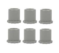 TINEASUR 6 Piezas Funda Antideslizante para Micrófono Cubierta De Silicona para Extremo De Micrófono Gris Protección Antivuelco para De Mano Suministro De