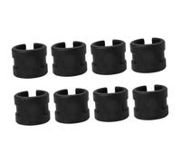 TINEASUR 8 Piezas Protector de Cadena de Bicicleta, Anillo Anticolisión para Horquilla Trasera y Vaina, Goma Negra, Ligero, 2 Cajas, Accesorio para Bicicleta