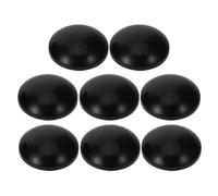 TINEASUR 8 Tapas de Plástico para Varillas de Trampolín Infantil, Protección Segura y Fácil Instalación para Uso Interior y Exterior, Pack de 8 Unidades Negras
