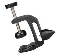 TINEASUR Abrazadera Multifuncional para Clarinete de Escritorio, Soporte para Pulir Corcho, Accesorio Negro, Goma Antideslizante para Instrumentos de Viento y Almacenamiento