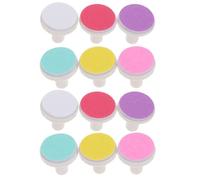 TINEASUR Almohadillas para Limar Uñas de Ñiño 12 Piezas Cabezales de Repuesto Transparentes para Herramienta Eléctrica de Cuidado de Uñas Accesorio Seguro de Recién Nacido