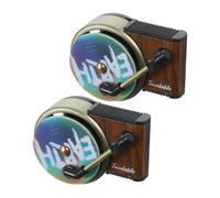 TINEASUR Ambientador Giratorio para Coche Disco de Vinilo Vintage, 2 Piezas, Clip para Ventilación Compatible, Decoración Interior Automotriz, Aromaterapia para Viajes Diarios