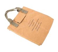 TINEASUR Bolsa Térmica para Fiambrera de Papel Especial Bolsa para Envasar Alimentos Aislamiento de Aluminio Tamaño Portátil para Comida y Picnic al Aire Libre Marrón Resistente