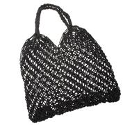 TINEASUR Bolso de Hombro de Punto de Malla Tejida de Algodón Ligero y Reutilizable para Mujer, Diseño Simple y Estilo Único Adecuado Playa y Vida Diaria